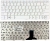 Клавиатура для ноутбука Asus Eee PC 1008HA 1005HA  1001HA 1001px белая с рамкой